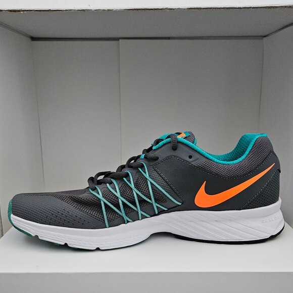 Nike Air Relentless 6 Shoes Mens Size 9.5 Grey/Orange/Teal 843836-002 Sneakers - Picture 5 of 9
